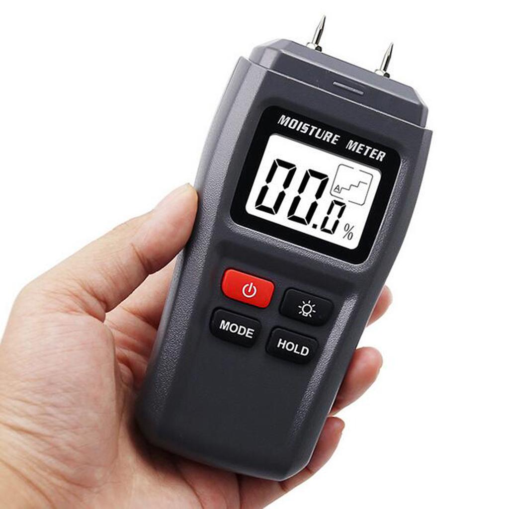 Digital LCD Display Wood Moisture Meter Humidity Tester Detector