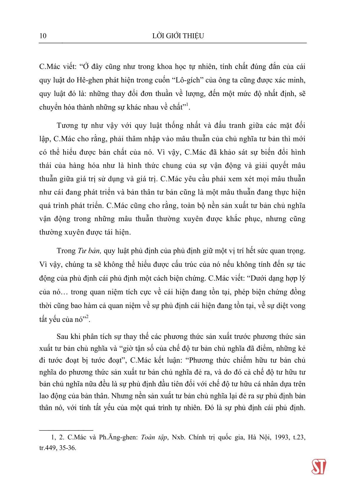 Tư Bản - Phê Phán Khoa Kinh Tế Chính Trị - Tập Thứ Hai - Quyển II: Quá Trình Lưu Thông Của Tư Bản