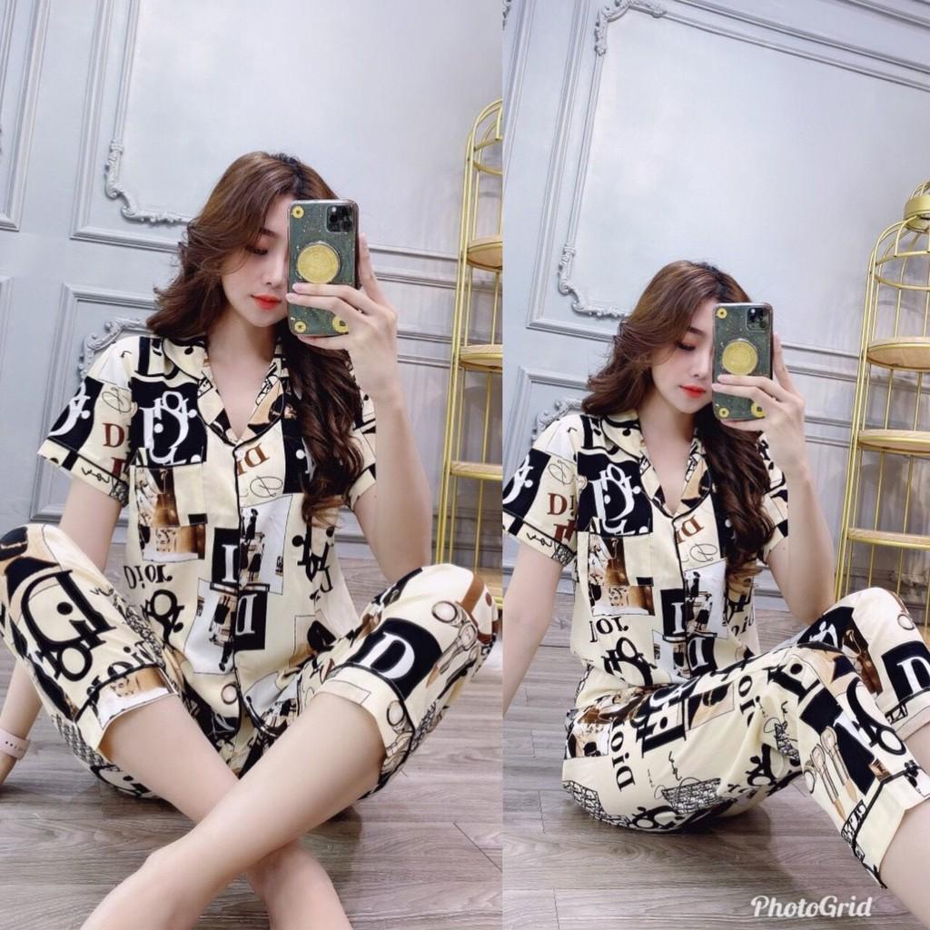 Set bộ pizama họa tiết siêu sang - hàng thiết cao cấp mẫu mới nhất 2020/có size 3XL