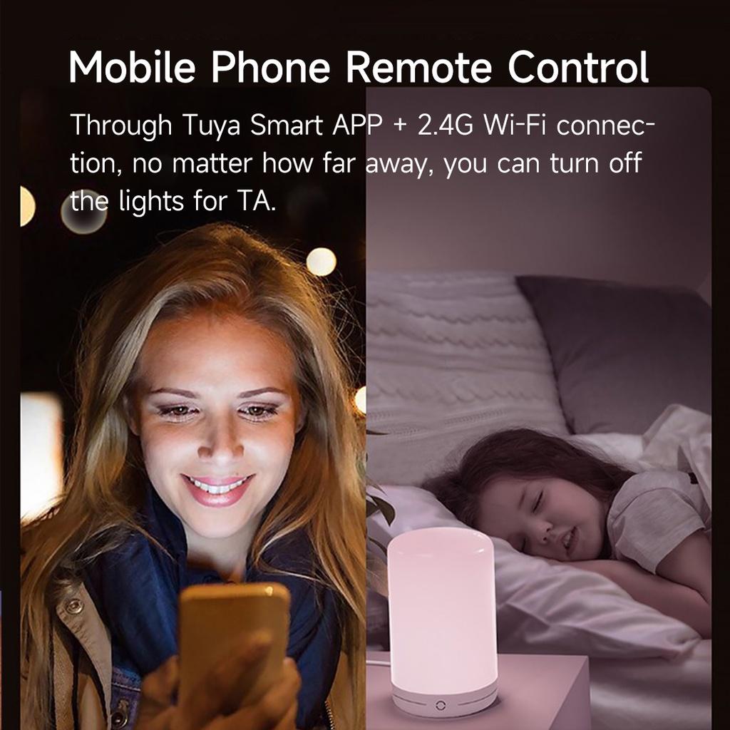 Đèn Ngủ Thông Minh Nhiều Màu Sắc Điều Khiển Từ Xa Bằng APP Dành Cho Trẻ Em