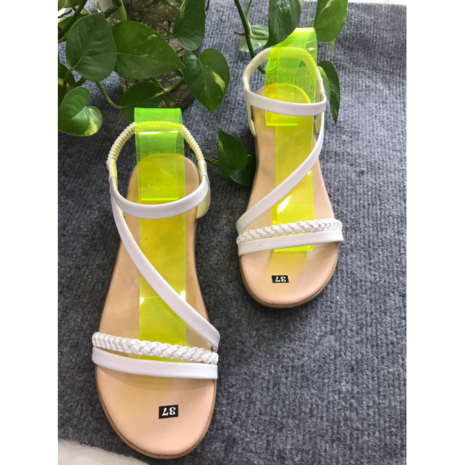 Sandal dây bản chéo dây xinh dễ thương