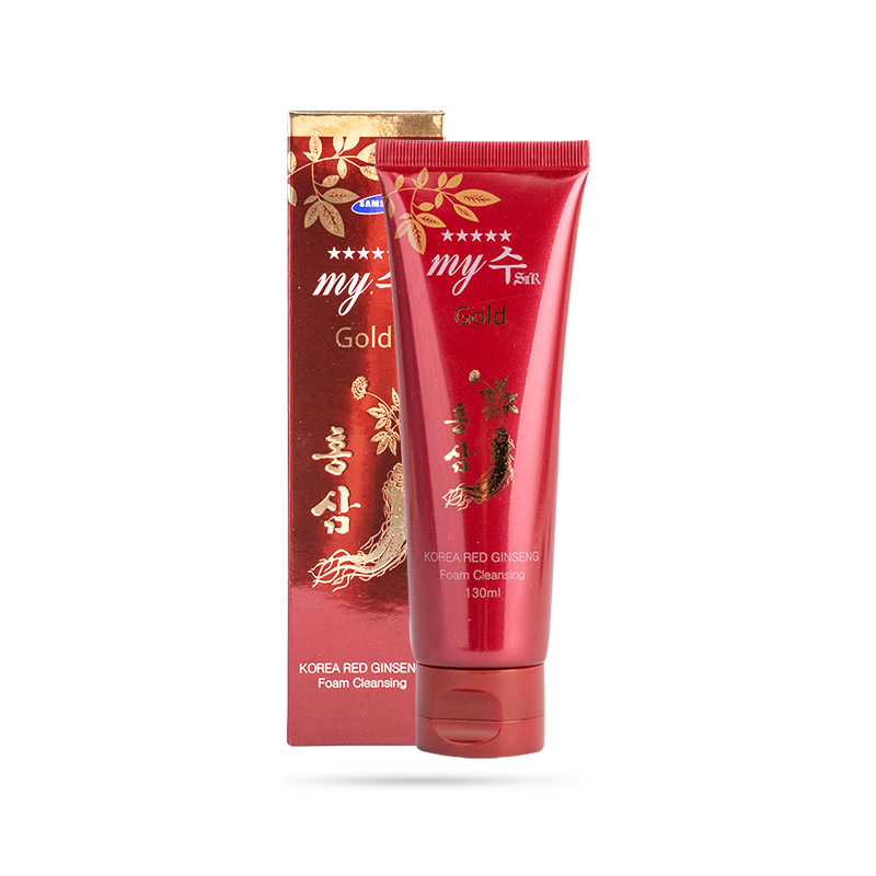 Combo 2 tuýp Sữa Rửa Mặt Hồng Sâm My Gold - Korea Red Ginseng Foam Cleansing (130ml x 2)