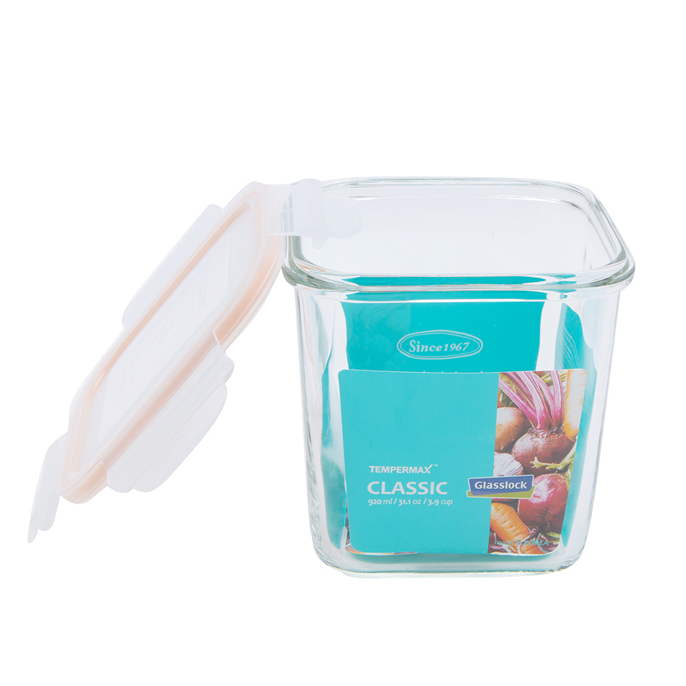 Bộ 3 Hộp Thủy Tinh Glasslock Lunch92-49 920ml Và 480ml/490ml x 2 + Túi Giữ Nhiệt