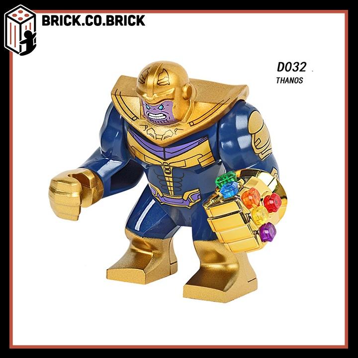 Nhân vật Siêu Anh Hùng Thanos Đồ Chơi Lắp Ráp bigfig Super Hero D032