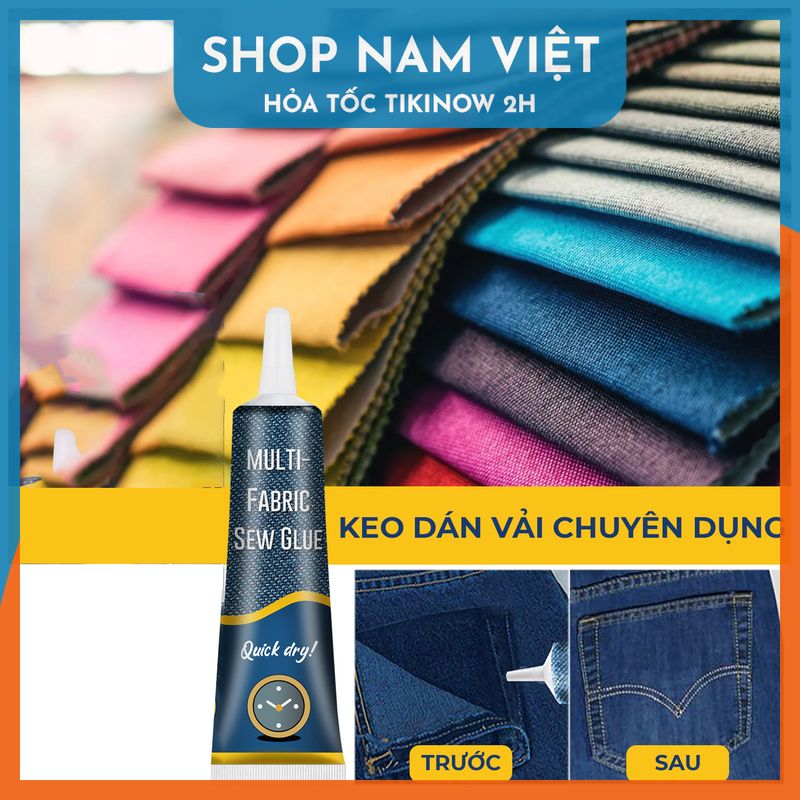 Keo Dán Vải Chuyên Dụng, Dán Vải Jean, Vải Linen, Cotton