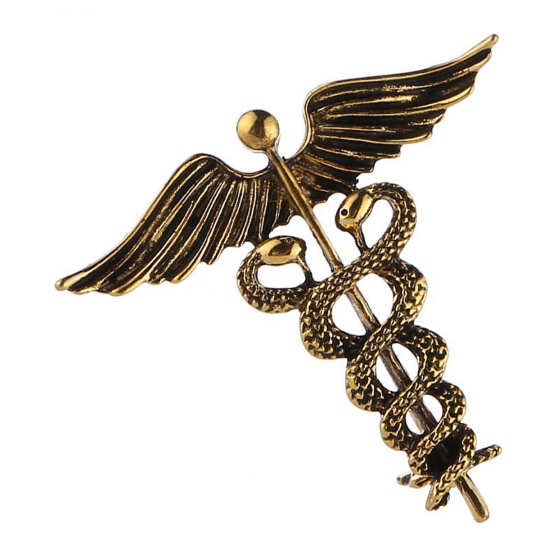Mens Angel Wings Suit Brooch Badge Pins Collar Lapel Corsage
