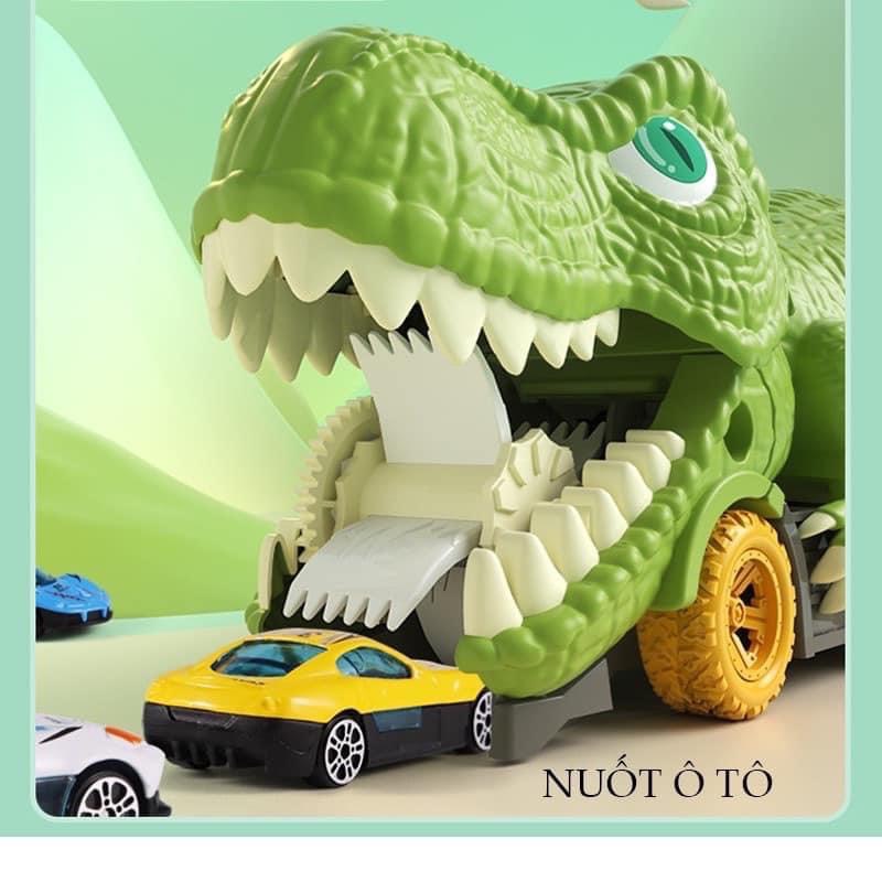 ĐỒ CHƠI MÔ PHỎNG KHỦNG LONG BẠO CHÚA SĂN MỒI - KHỦNG LONG NUỐT Ô TÔ SIÊU HOT HÍT