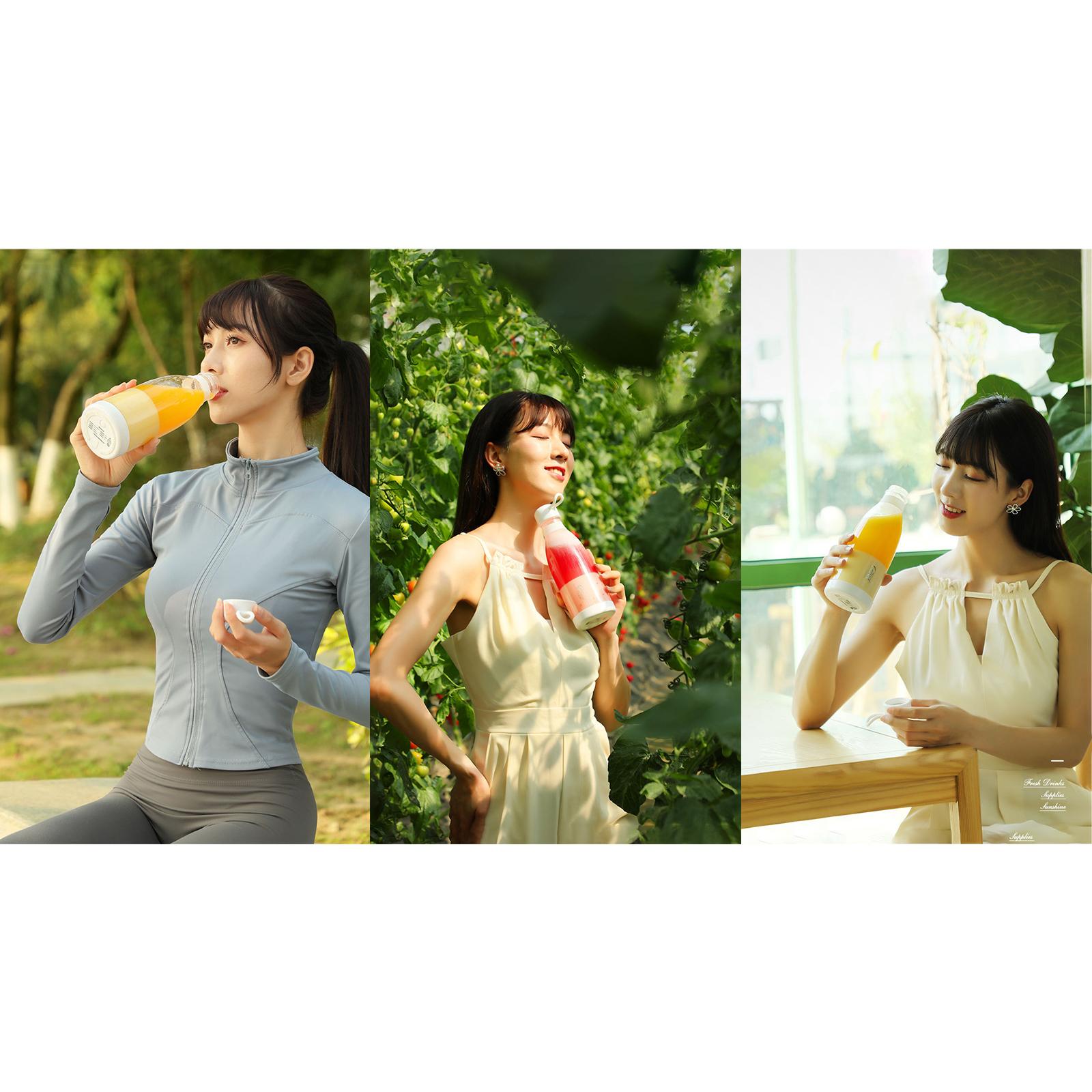 Máy Ép Trái Cây Mini Di Động 300Ml Sạc Bằng Usb