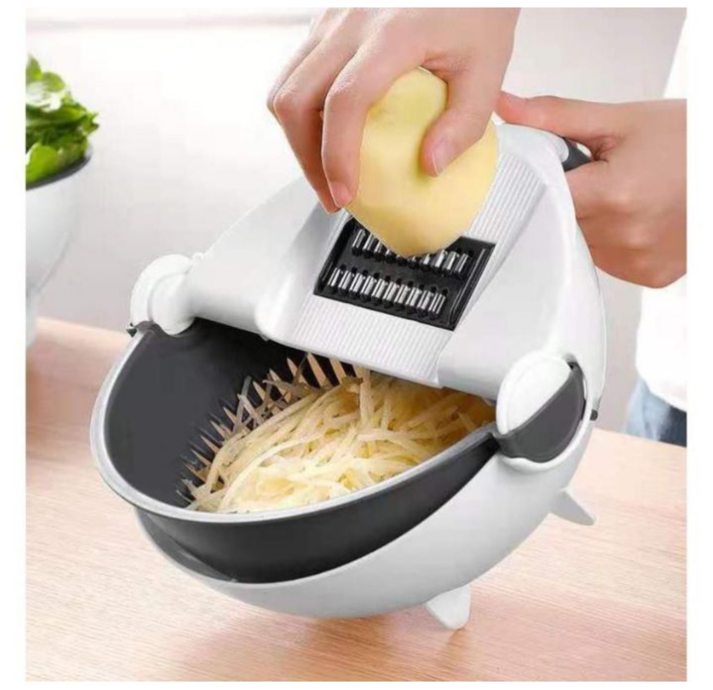 BỘ DỤNG CỤ NẠO BÀO GỌT SẮT RAU CỦ QUẢ ĐA NĂNG KIÊM CHẬU RỔ TIỆN DỤNG MẪU MỚI HÀNG CHUẨN GIÁ RẺ