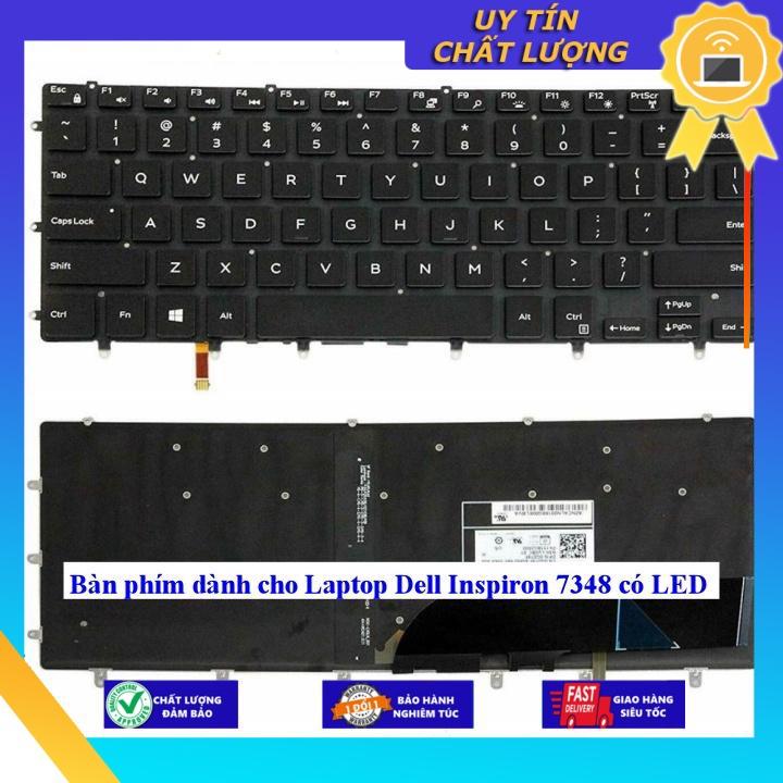 Bàn phím dùng cho Laptop Dell Inspiron 7348 có LED - Hàng Nhập Khẩu New Seal