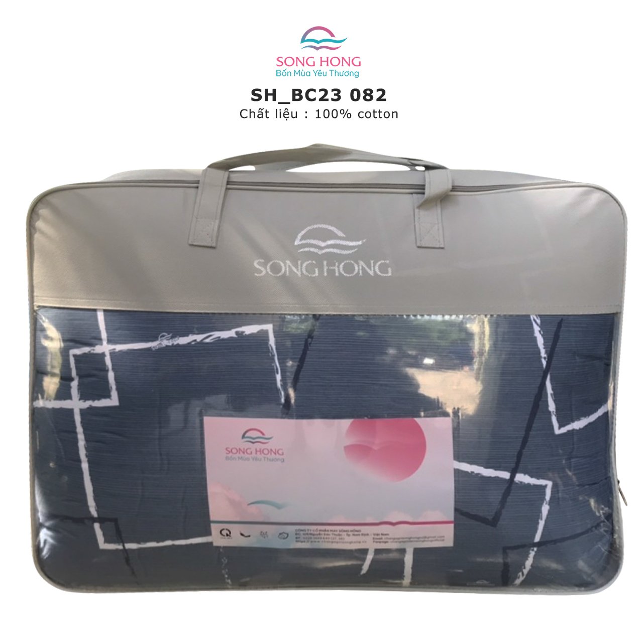 Chăn đông Sông Hồng 2mx2.2m chất cotton