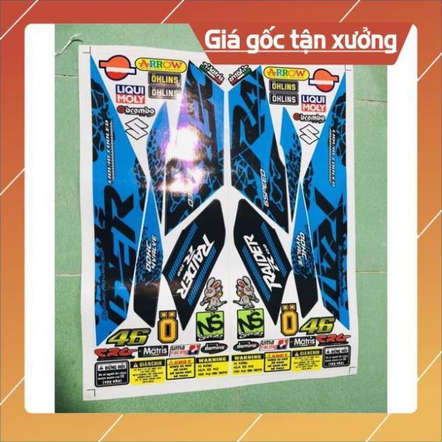 Tem rời Raider Fi xanh đen sản phẩm như hình 100%