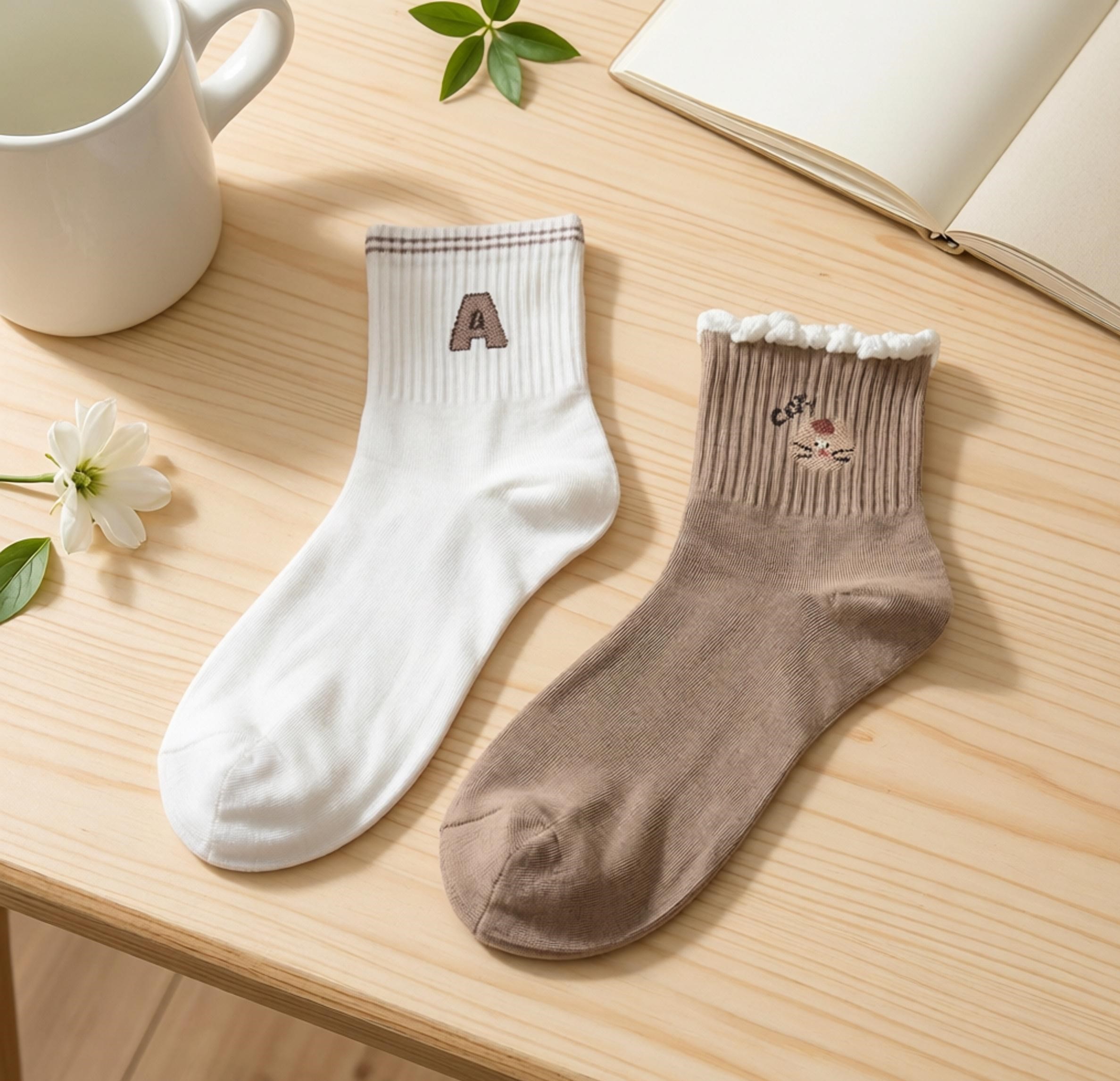 SET 5 ĐÔI TẤT VỚ NỮ CAO CỔ MÃ 18 DÀNH CHO NỮ