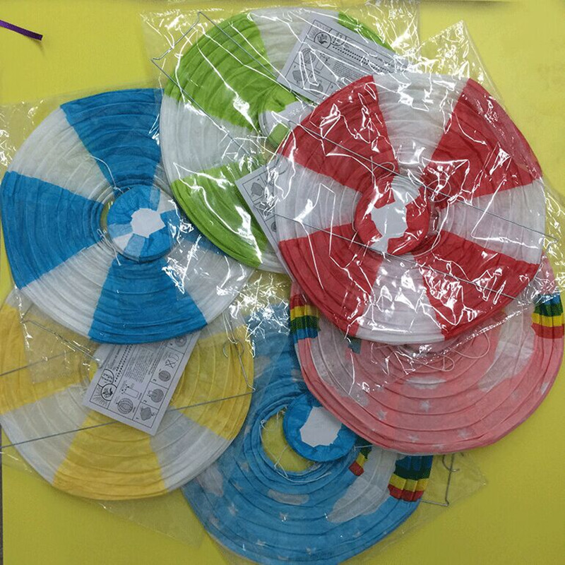 Khinh khí cầu giấy - đèn lồng khinh khí cầu hoạ tiết size 30cm