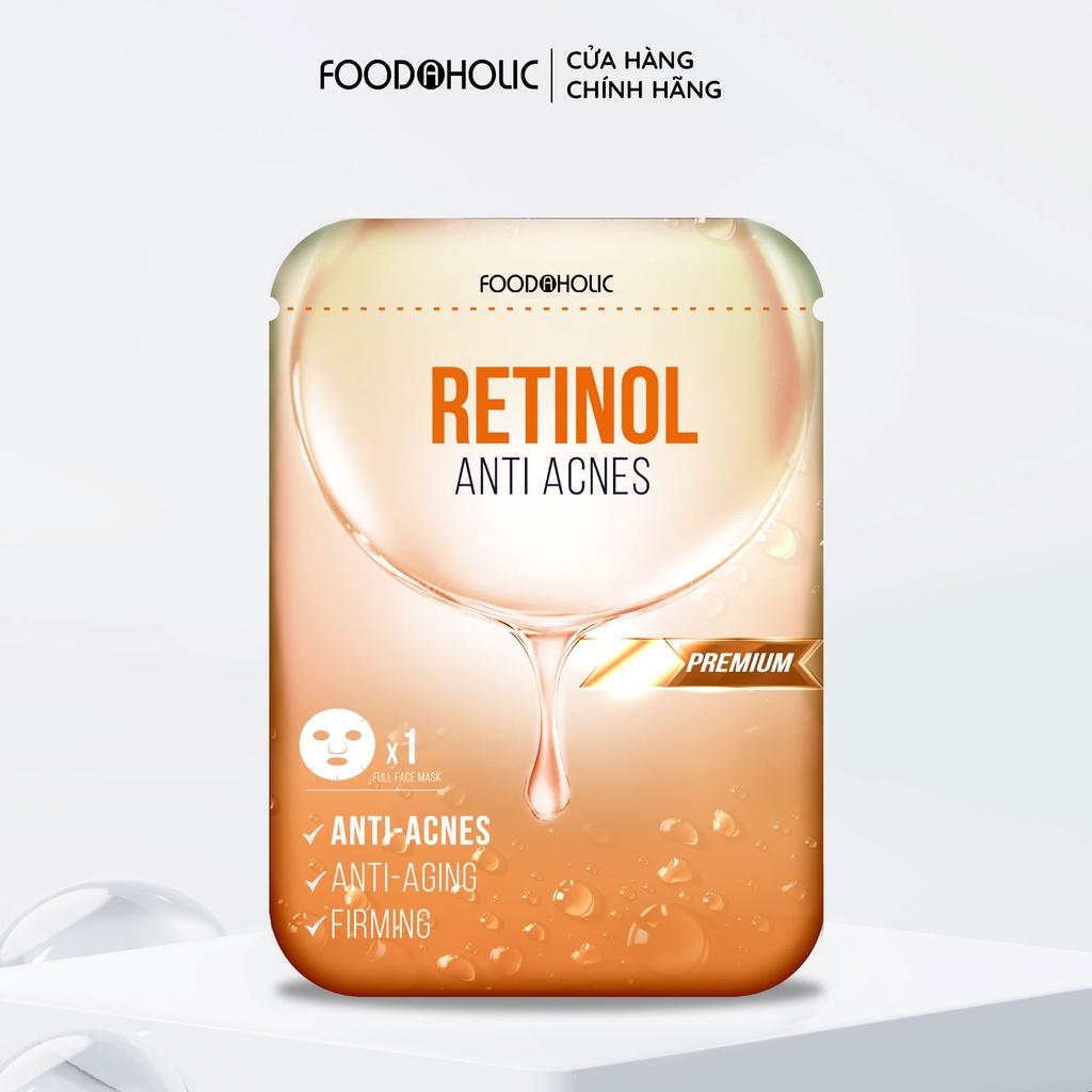 Mặt Nạ Retinol Giảm Mụn, Tái Tạo Da Foodaholic Retinol Anti Acnes Mask 23ml