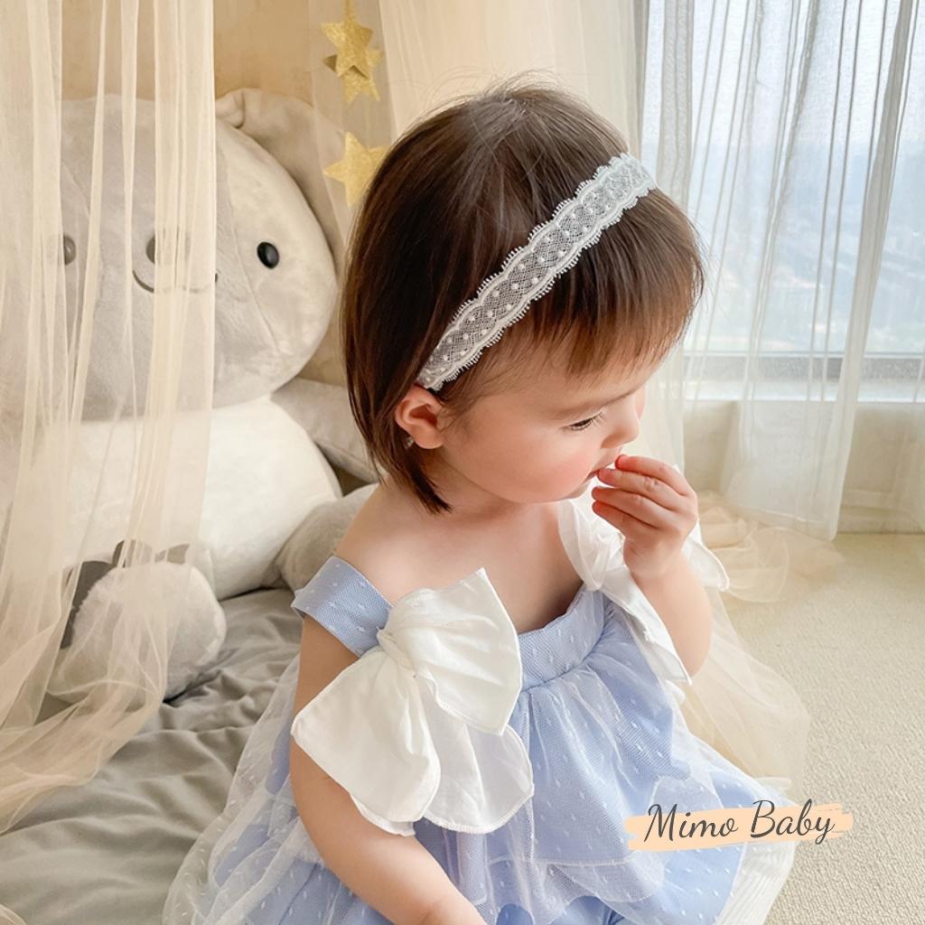 Băng đô dây hoa phong cách tiểu thư xinh xắn cho bé gái BD52 Mimo Baby