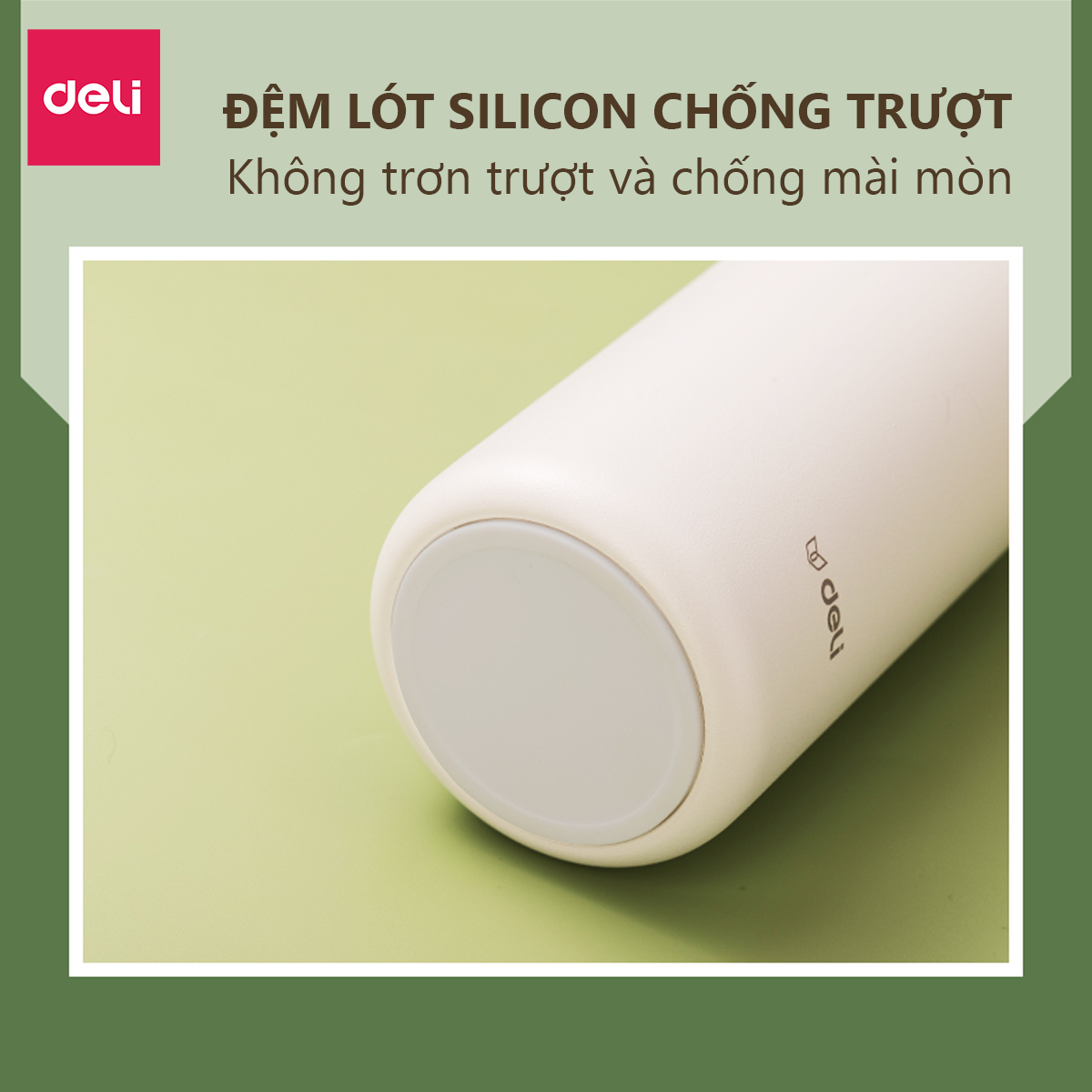 Bình Giữ Nhiệt Nóng Lạnh Vusign Inox 316 350ml Cao Cấp Cách Nhiệt Deli - Phù Hợp Cà Phê Trà Nước Ép Sinh Tố Đá Du Lịch Đi Học Tập Bình Nước Thể Thao Gym Yoga - LL606