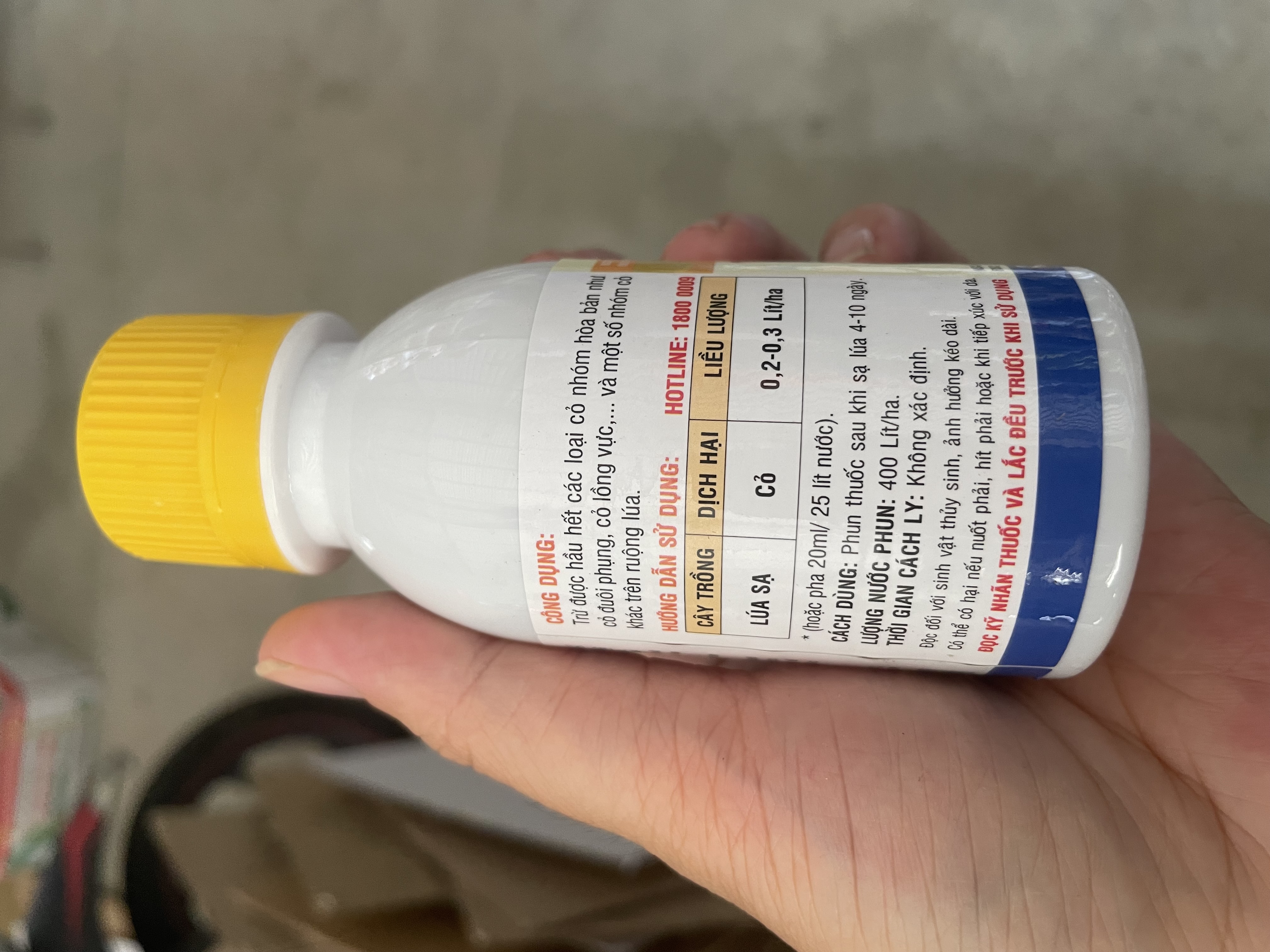 Thuốc trừ cỏ TACHER 250EC (100ml) Chuyên gia diệt cỏ lồng vực - PHÒNG TRỪ CÁC LOẠI CỎ HẬU NẢY MẦM
