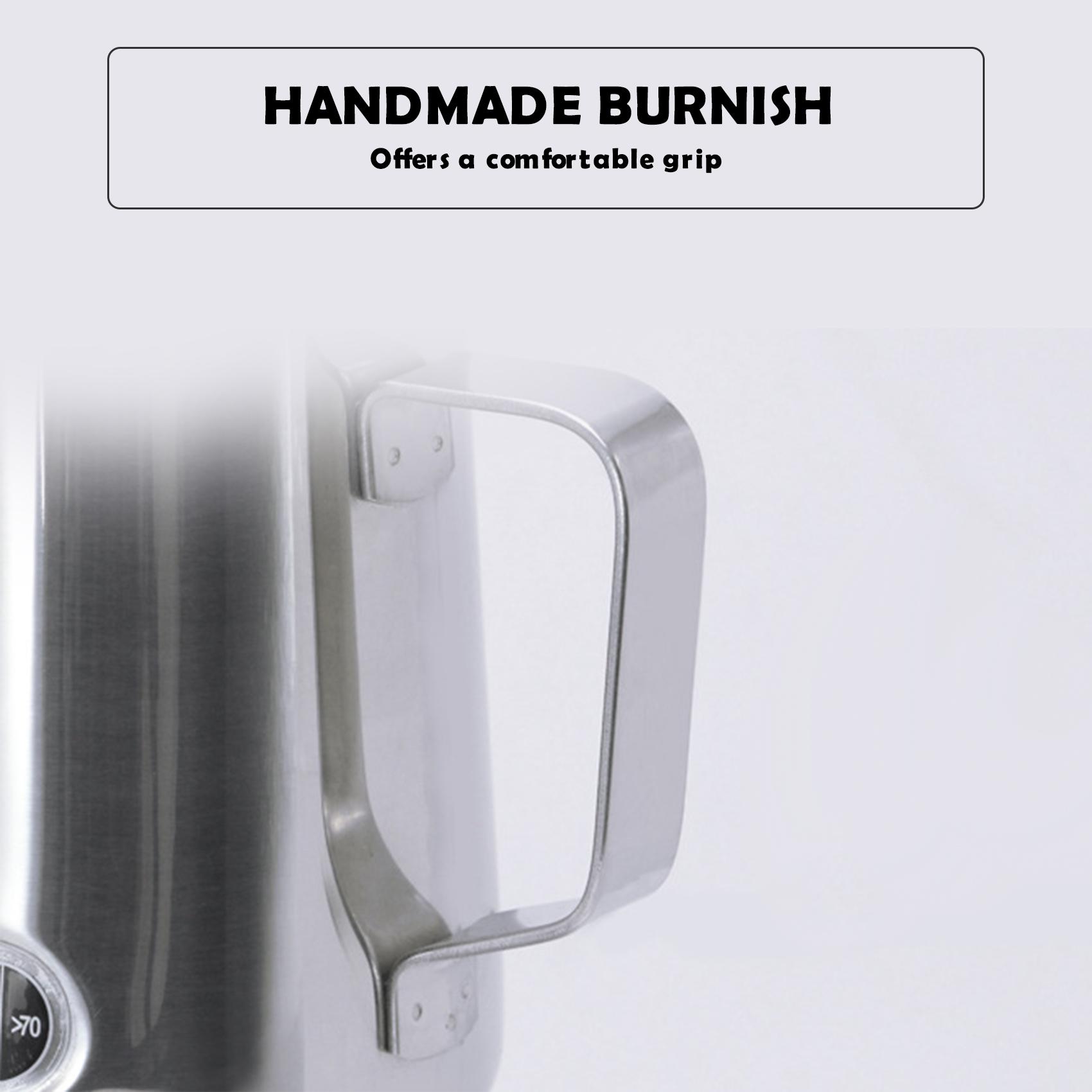 Máy Đánh Bọt Sữa Với Màn Hình Hiển Thị Nhiệt Độ Bằng Thép Không Gỉ