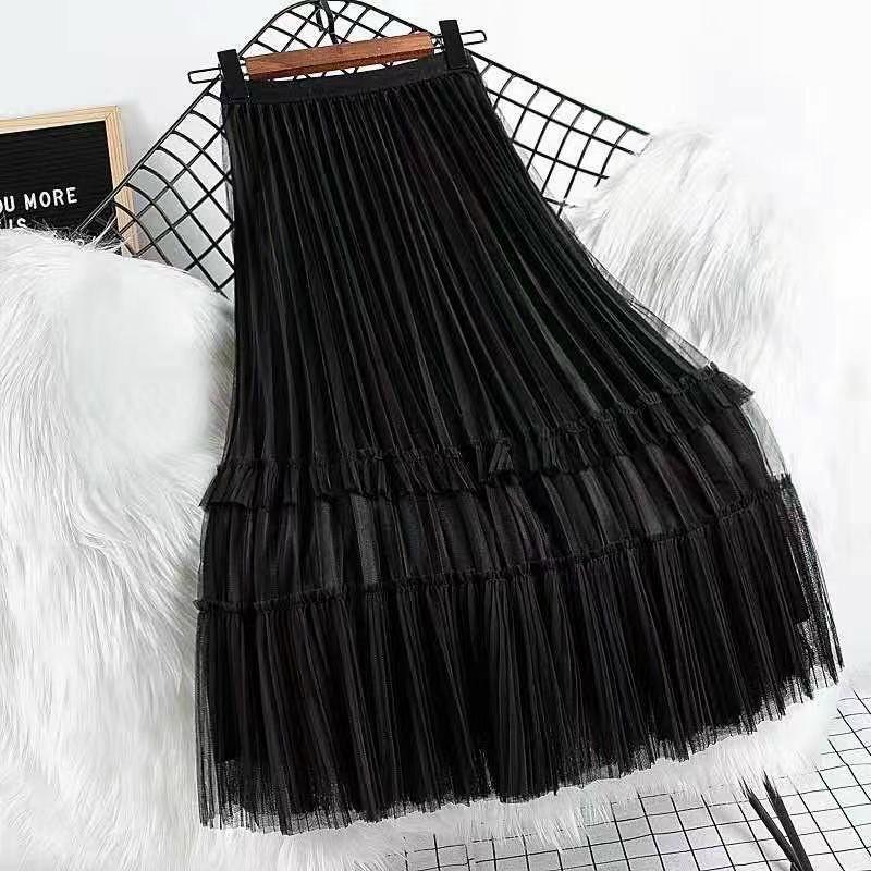 Chân váy xếp ly mặc 2 mặt