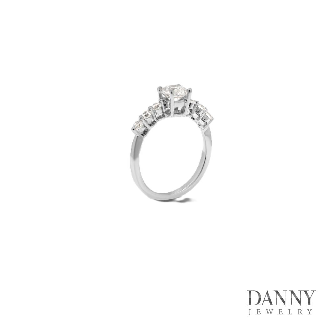 Nhẫn Đôi Danny Jewelry Bạc 925 Đính Đá CZ Xi Rhodium N0099