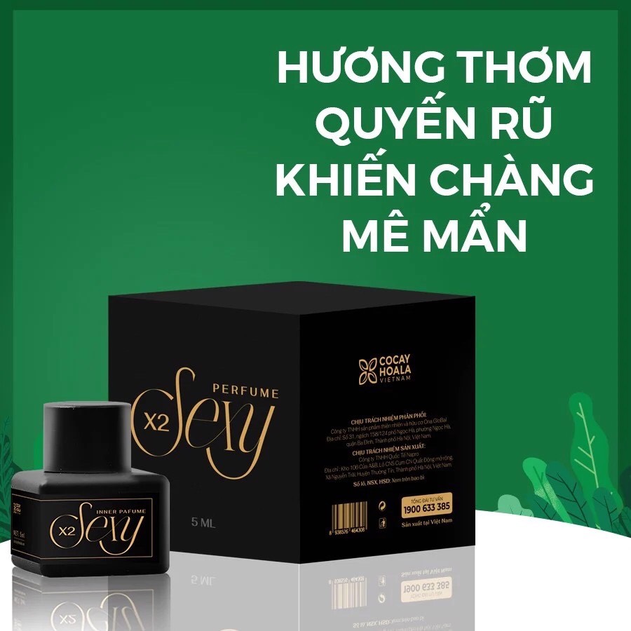 Combo Vùng Kín Thơm Tho Cho Mẹ Bầu & Mẹ Sau Sinh COCAYHOALA gồm 1 Dung dịch vệ sinh X2 Nano Nghệ 150ml và 1 Nước hoa vùng kín Sexy 5ml