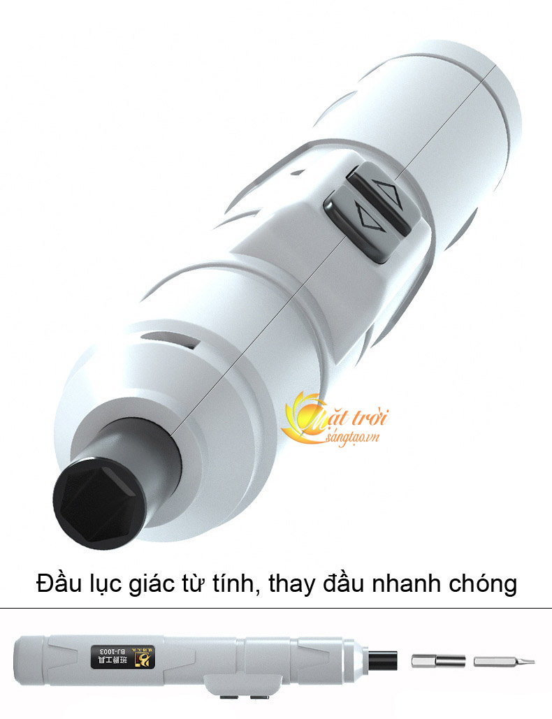 Tô vít điện mini pin sạc siêu khỏe