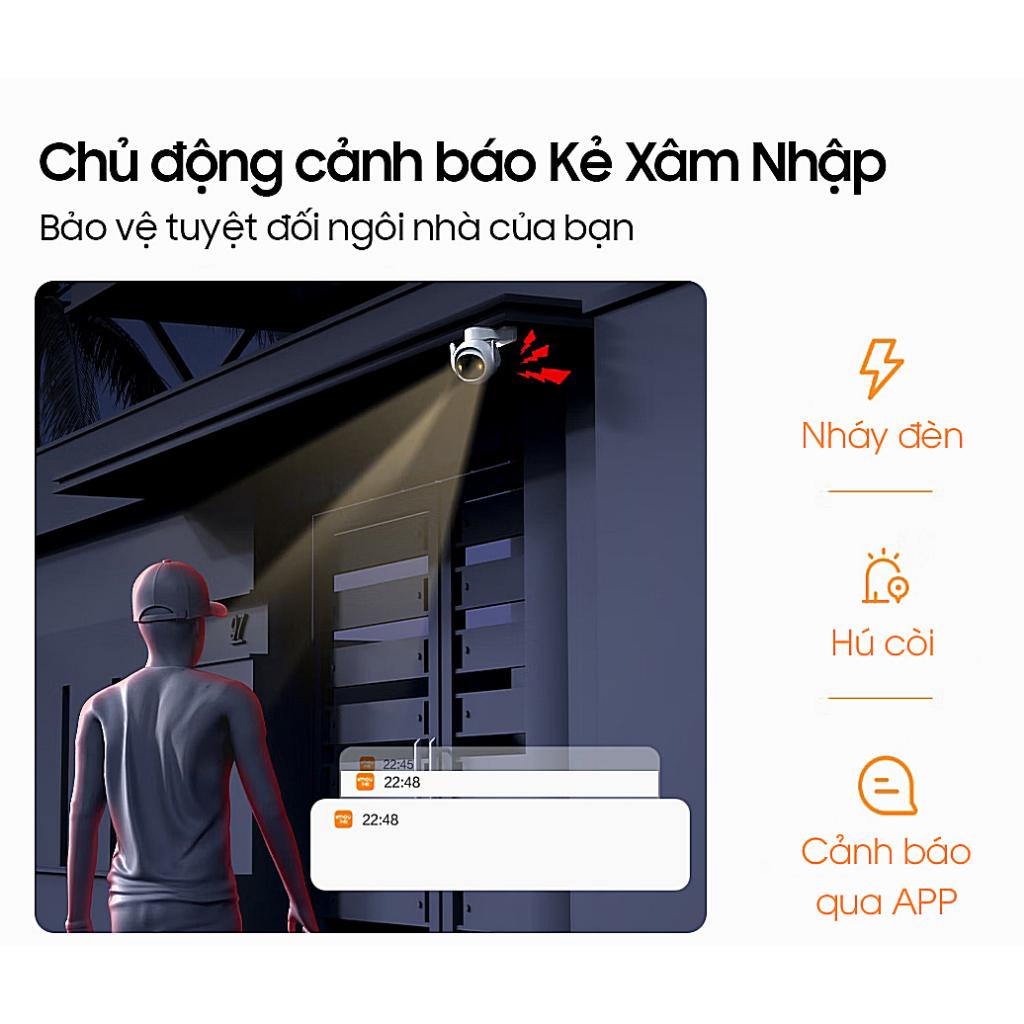 Camera IP Wifi IMOU Cruiser GS7EP 3MP và 5MP có màu ban đêm, đàm thoại 2 chiều - TRANGIATELECOM Hàng chính hãƞg Hàng nhập khẩu - GS7EP 3MP