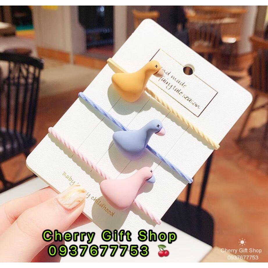 SET 3 Cột Tóc Đủ Hình Nhiều Màu Siêu Dễ Thương 2020