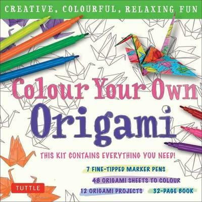 Color your own origami kit