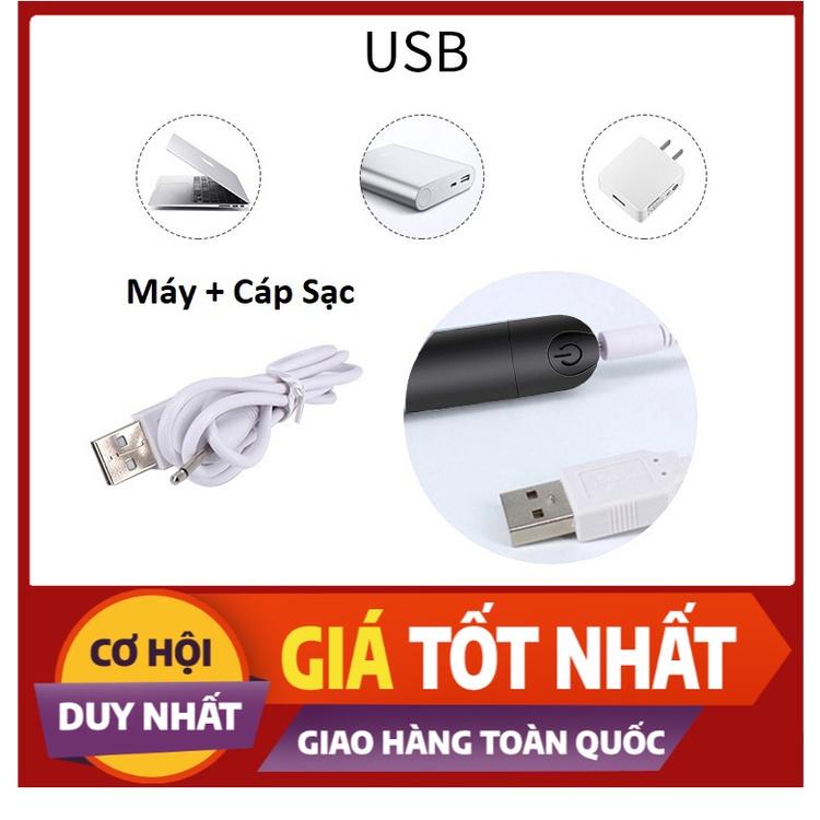 Máy massage mắt mini cầm tay 10 chế độ - Máy chống đau mỏi cơ cao cấp sạc USB loại bỏ quầng thâm mắt giảm mỏi mắt tốt