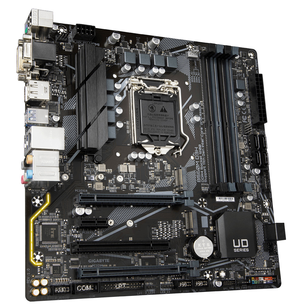 Bo mạch chủ Mainboard Gigabyte B560M D3H - Hàng Chính Hãng