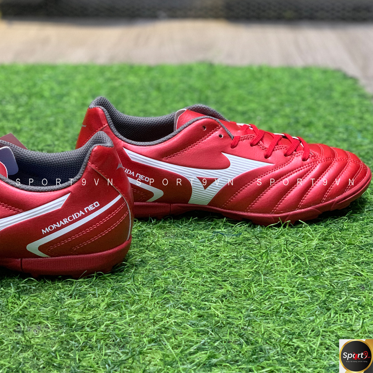 Giày đá bóng Mizuno Monarcida Neo II Select AS - P1GD222560 - Màu Đỏ