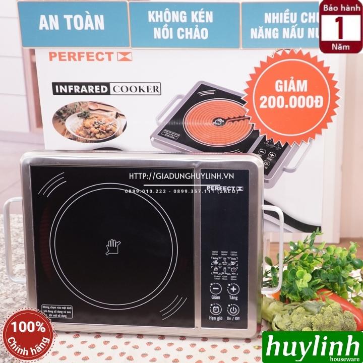Bếp hồng ngoại đơn Perfect PF-BH86 - 2200W - Không kén nồi - Hàng chính hãng