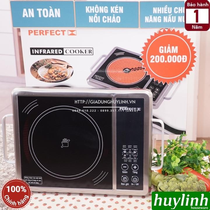 Bếp hồng ngoại đơn Perfect PF-BH86 - 2200W - Không kén nồi - Hàng chính hãng