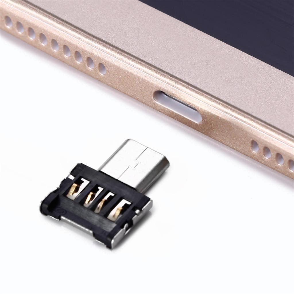 Micro USB Male to USB2.0 Female Host OTG Adapter Connector for Smartphones