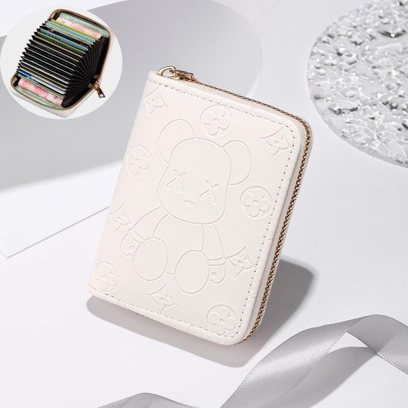 Ví tiền nữ mini mochi thời trang học sinh Hàn Quốc đựng tiền nhiều ngăn bỏ túi cao cấp đẹp giá rẻ LUKADO VN53