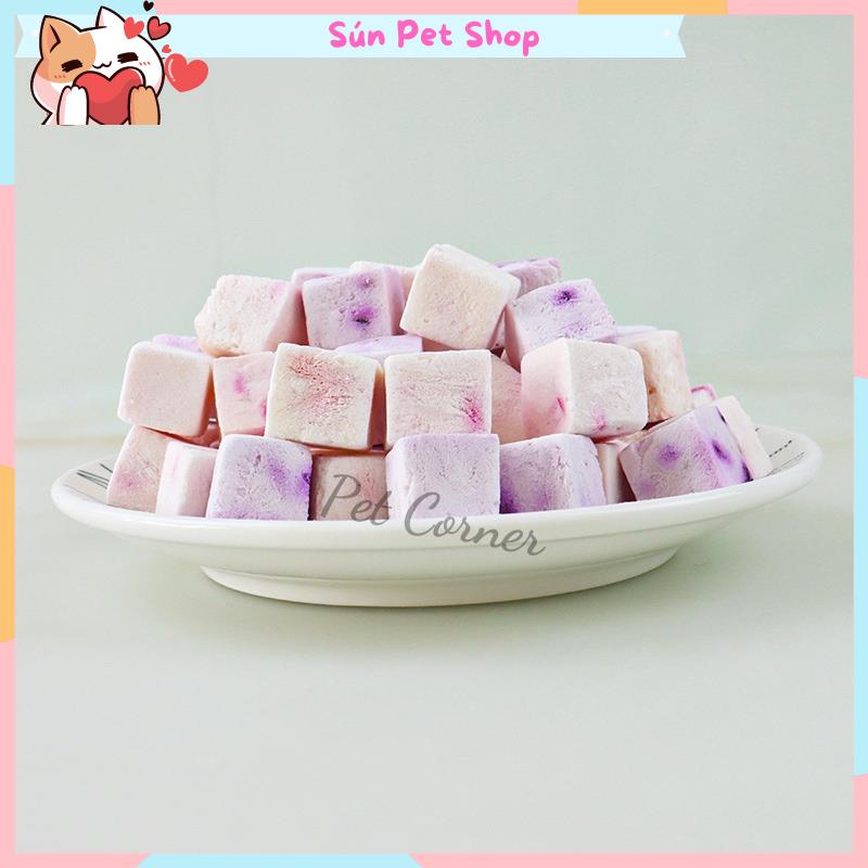 Sữa chua sấy lạnh giàu dinh dưỡng cho thú cưng, sữa chua sấy khô cho chó mèo và chuột hamster