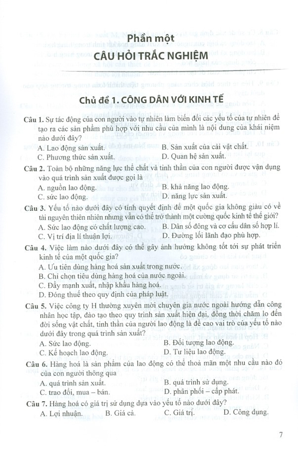 Ôn Luyện Trắc Nghiệm Thi Tốt Nghiệp Trung Học Phổ Thông Năm 2021 Môn Giáo Dục Công Dân