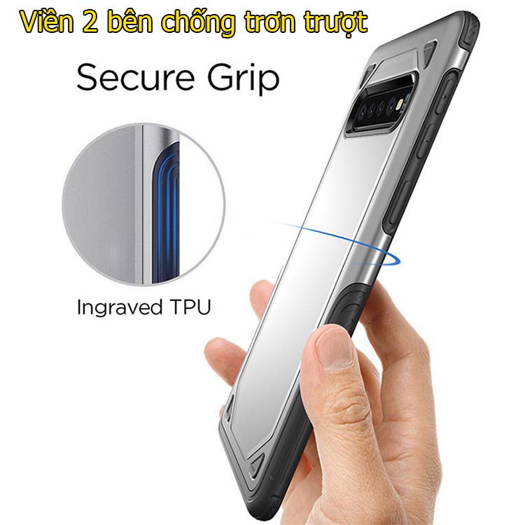 Ốp lưng 2 lớp cho samsung s10 plus chống sốc