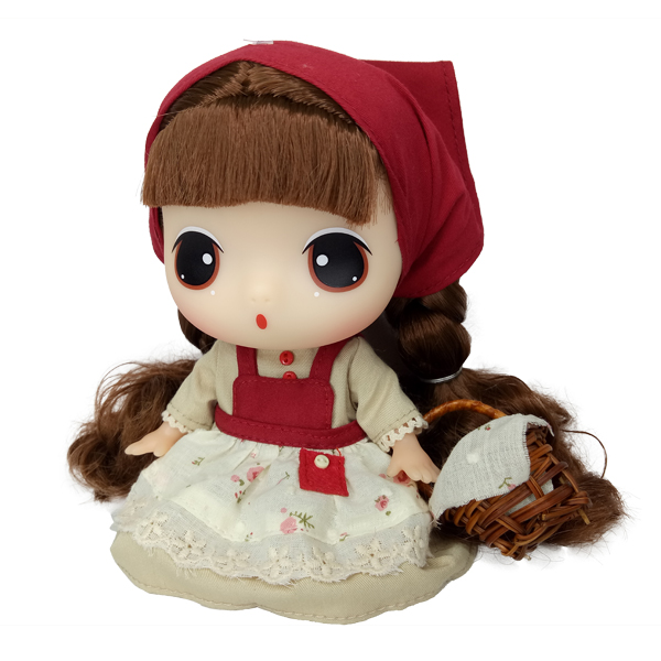 Búp bê Ddung quàng khăn đỏ FDE1832A 18CM