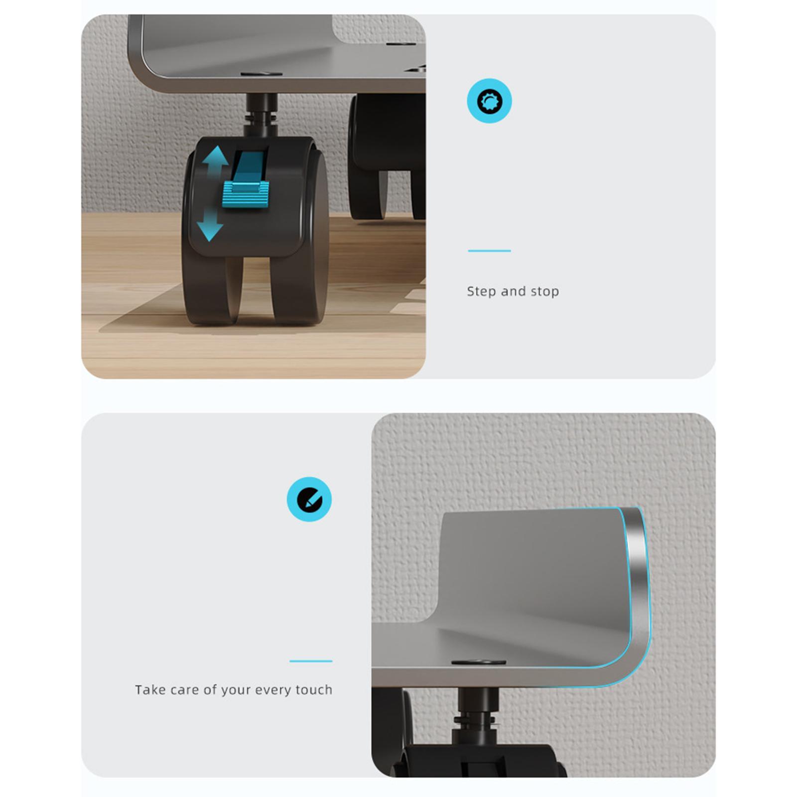 Computer Case Holder PC Stand for under Desk 1PC