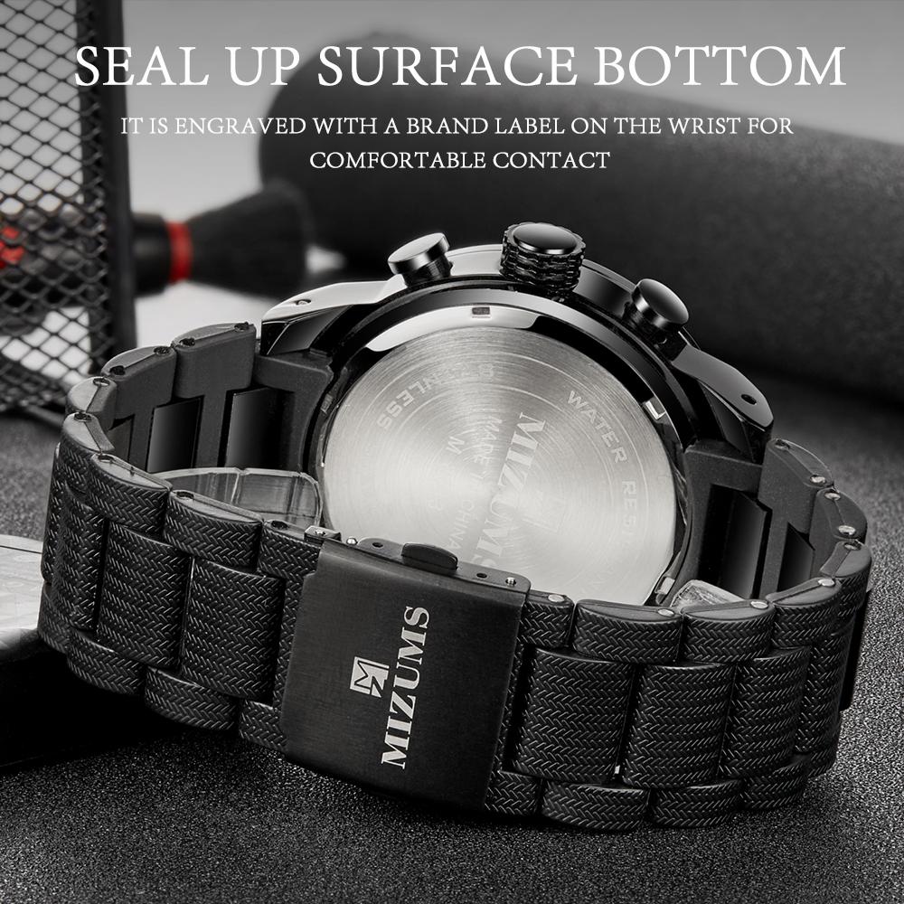 Đồng hồ thời trang MIZUMS Nam hợp kim kĩ thuật số không thấm nước
