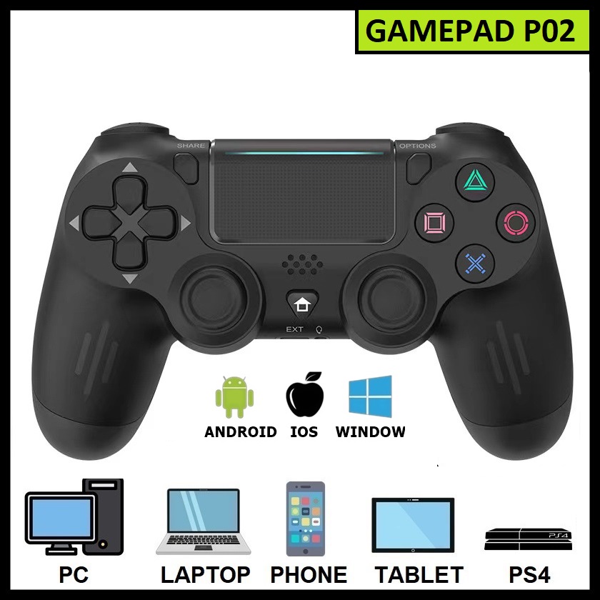 Gamepad Tay Game Không dây Bluetooth P48 cho máy tính - điện thoại - máy game Console