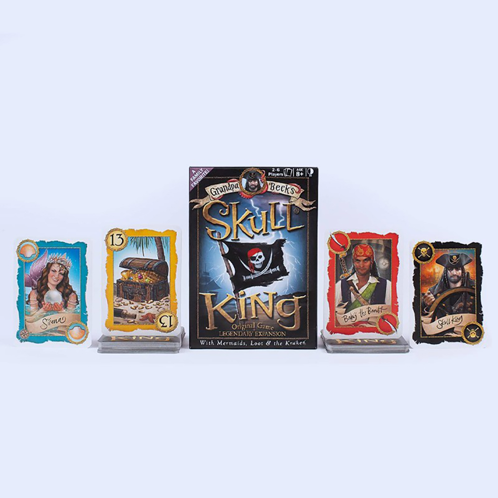 Skull King - The Ultimate Pirate Trick Taking Game Bộ Trò Chơi Hải Tặc Cho Bé 2-6 Người 8+