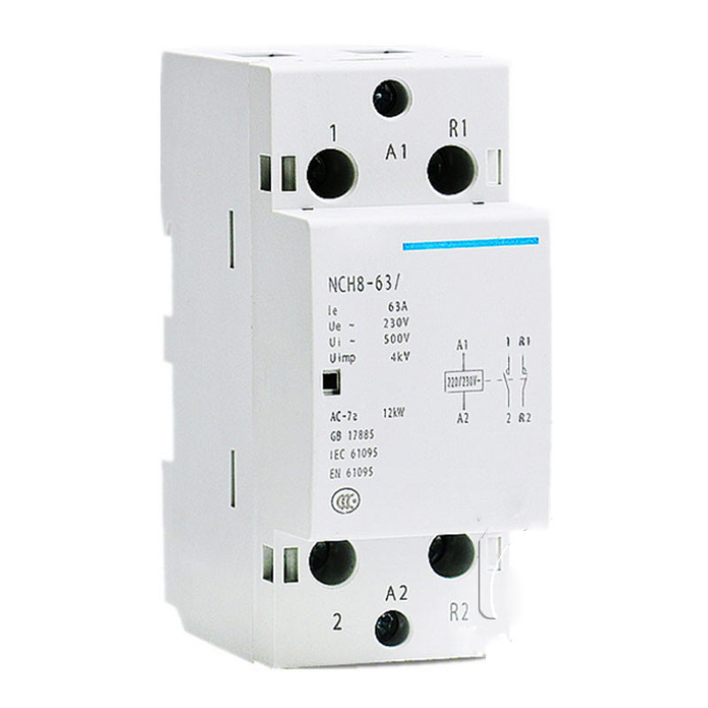 Khởi Động Từ Contactor 1 Pha 63A 2P NCH8-63/20