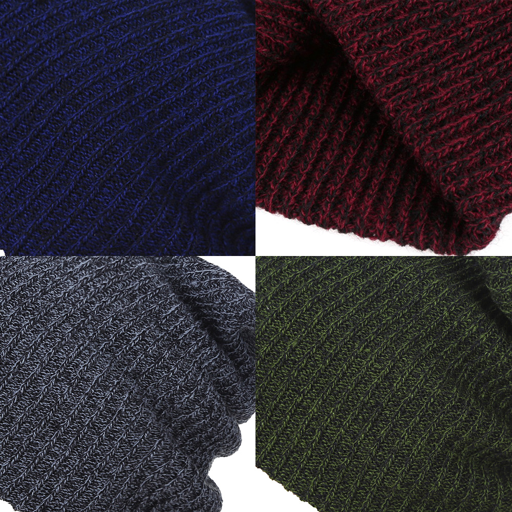 Mũ len mỏng Mùa đông Acrylic Mềm mại Ấm áp cho nam Đơn giản