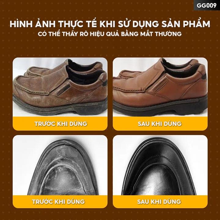 Chai Vệ Sinh Giày Dép Bề Mặt Da Thật Hoặc Da Nhân Tạo Tích Hợp Đầu Chải Tiện Lợi GG009