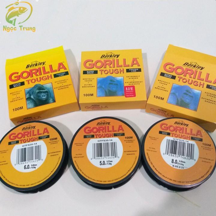 Cước Câu Cá Gorilla 100m, Dây Câu Cá Tải Cá Tới 25kg Siêu Bền-GLL113