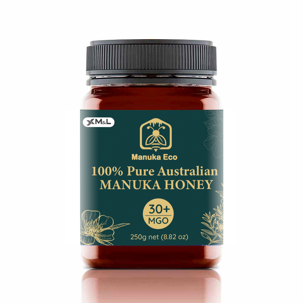 Mật ong Manuka Úc nguyên chất 100% - chỉ số kháng khuẩn MGO từ 30+ - thực phẩm bổ dưỡng, tăng sức đề kháng – nhập khẩu chính hãng